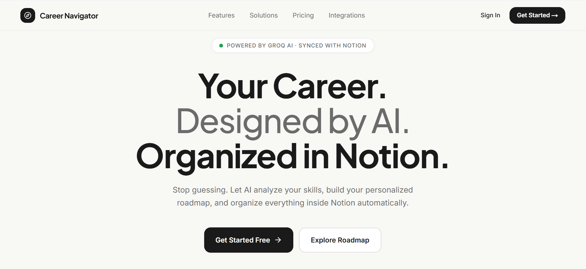AI Career Navigator